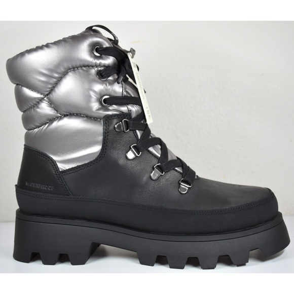 COUGAR WOMEN NIB STAFFORD LACE-UP WATERPROOF PEWTER BOOT. SIZE 9M - Picture 5 of 12